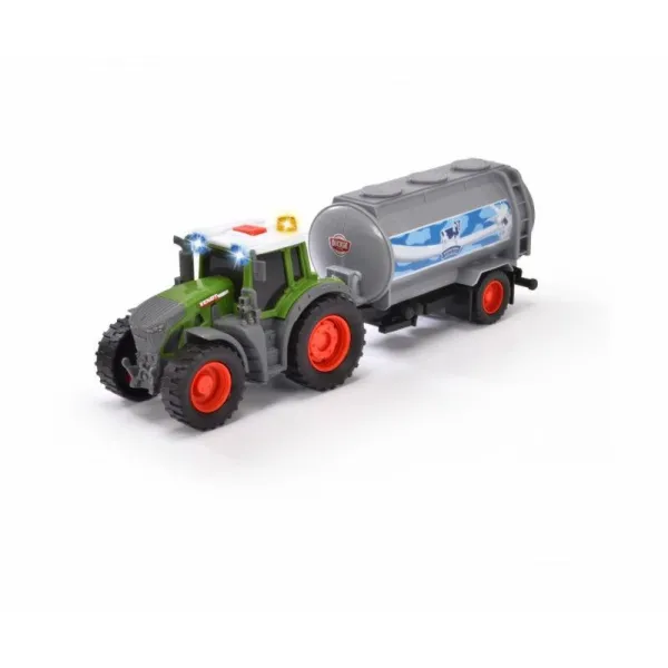 Pojazd FARM Fendt Ciągnik z przyczepą na mleko 26 cm