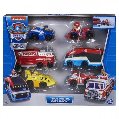Pojazdy Psi Patrol Wielopak Die Cast
