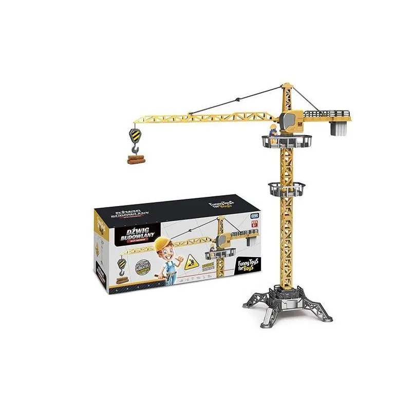 Dźwig budowlany zdalnie sterowany R/C Funny Toys For Boys