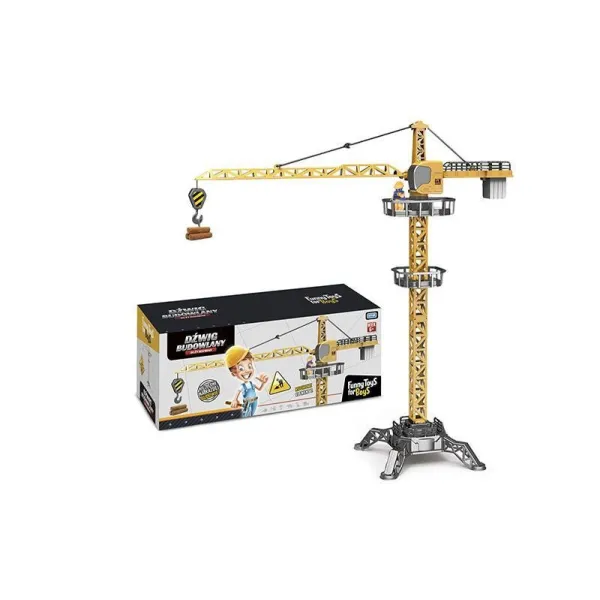 Dźwig budowlany zdalnie sterowany R/C Funny Toys For Boys