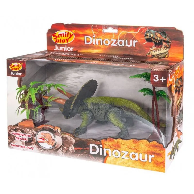 Dinozaur światło, dźwięk, Triceratops