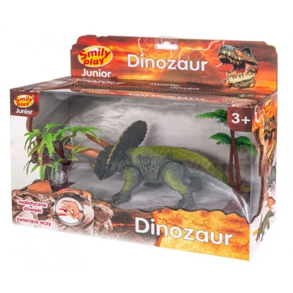 Dinozaur światło, dźwięk, Triceratops