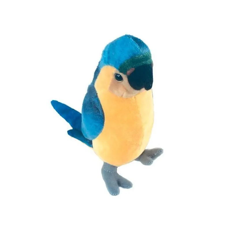 Maskotka Papuga niebiesko-żółta 17 cm