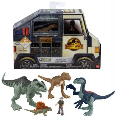 Jurrasic World Minifigurki Epicka bitwa zestaw