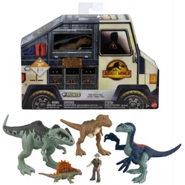 Jurrasic World Minifigurki Epicka bitwa zestaw