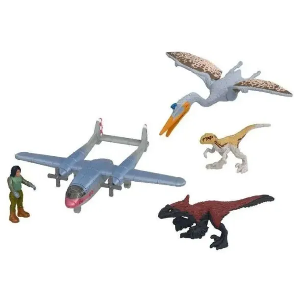 Jurassic World Minifigurki Ucieczka czy walka zestaw