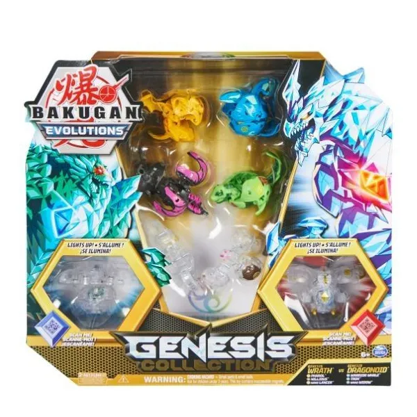 Figurki Bakugan Evolutions - zestaw starcie żywiołów