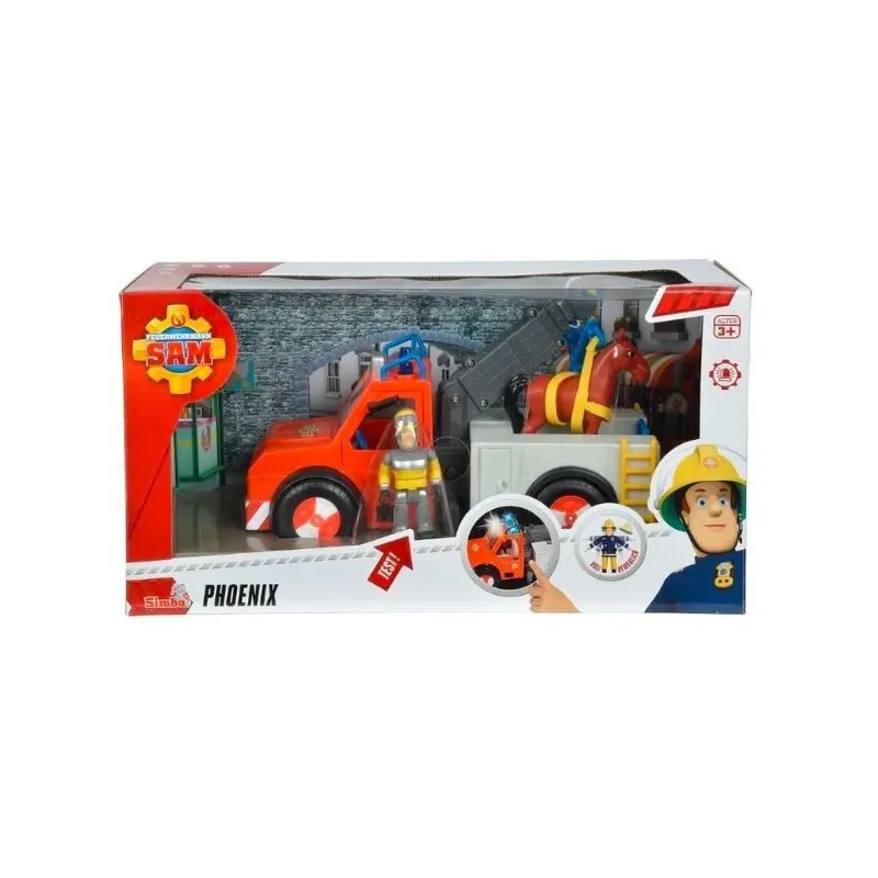 Strażak Sam Pojazd Phoenix z figurką i koniem