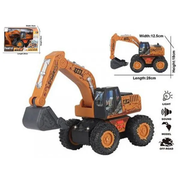 Koparka B/O światło i dźwięk