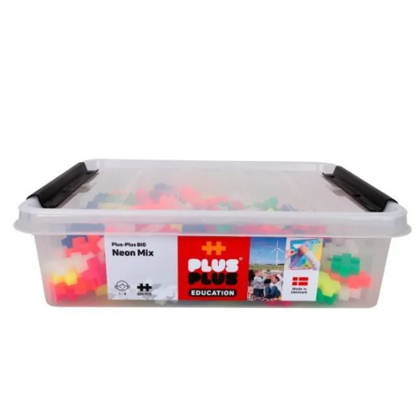 Klocki Plus Plus Big - Kolory neonowe 200 elementów