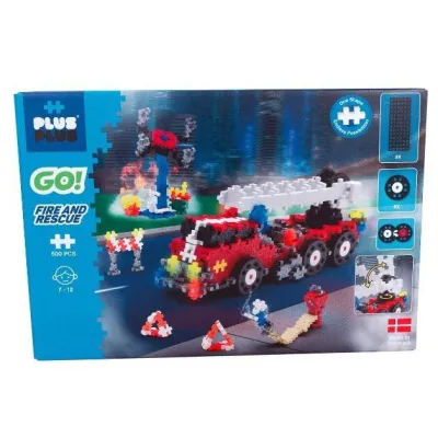 Klocki Plus Plus Go! Pojazdy ratunkowe 500 elementów
