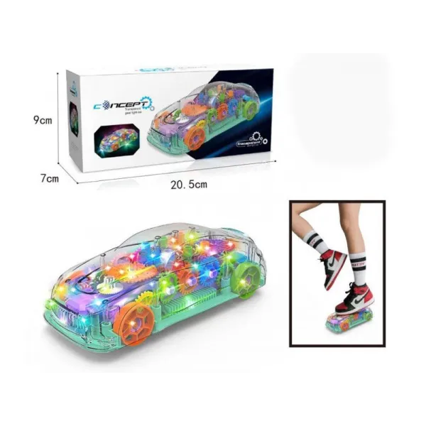 Auto na baterie światło