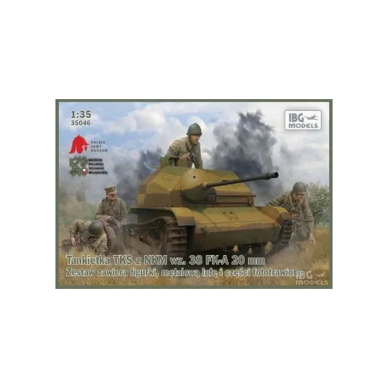 TKS TKS - Polish Tankette with 20mm No. 35046 skala 1:35 IBG