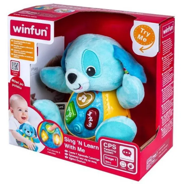 Maskotka interaktywna Przytulaczek Piesek Szczekuś