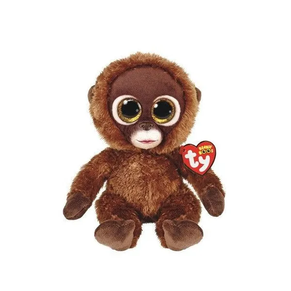 Maskotka TY Małpka Chessie brązowa 15 cm