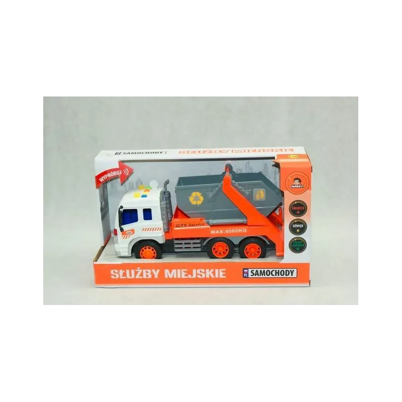 Pojazd służby miejskie kontener