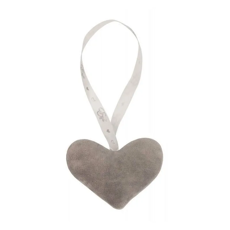 Lawendowe serduszko Szary