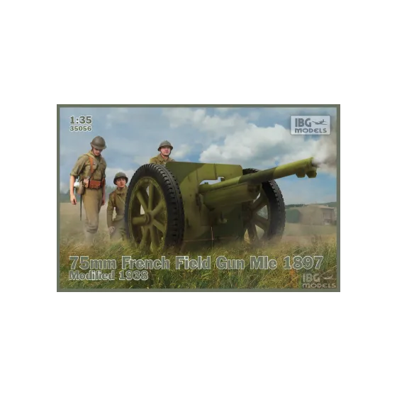 75mm French Field Gun Mle 1897 Modified 1938 No. 35056 skala 1:35 IBG