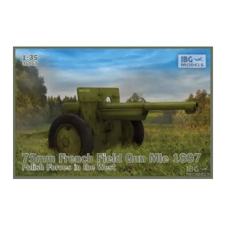 75mm French Field Gun Mle 1897 No. 35057 skala 1:35 IBG