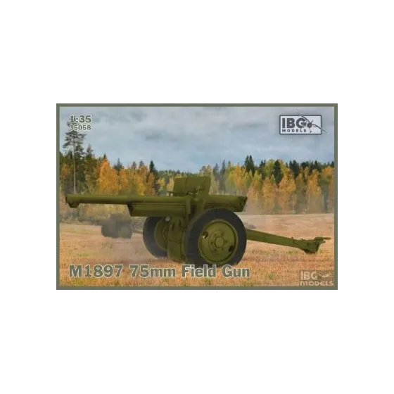 M1897 75mm Field Gun No. 35058 skala 1:35 IBG