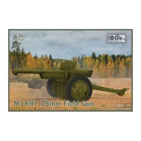 M1897 75mm Field Gun No. 35058 skala 1:35 IBG