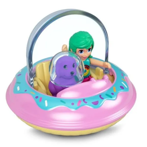 Figurki Polly Pocket Pollyville Autko Pączek