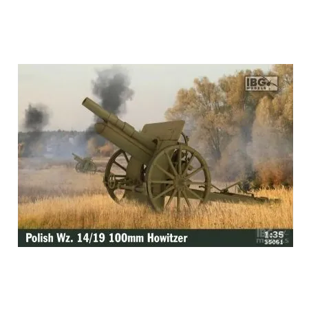 Polish 100mm Howitzer wz 14/19 No. 35061 skala 1:35 IBG