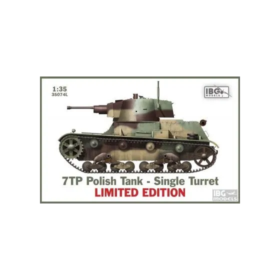 7TP Polish Tank - Single Turret Limited Edition No. 35074L skala 1:35 IBG