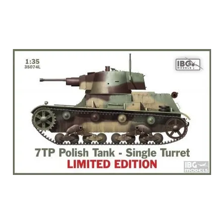 7TP Polish Tank - Single Turret Limited Edition No. 35074L skala 1:35 IBG