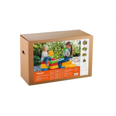 Klocki konstrukcyjne Budowlane cegły 33 sztuki