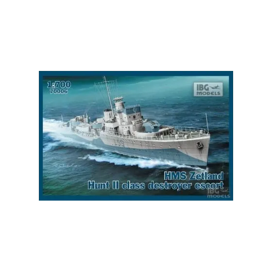 HMS Zetland 1942 No. 70006 skala 1:700 IBG