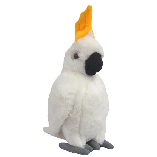 Maskotka Papuga Kakadu białe 33 cm