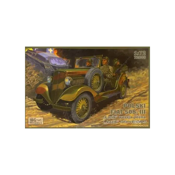 Polski Fiat 508/III (Lazik late version) No. 72008 skala 1:72 IBG