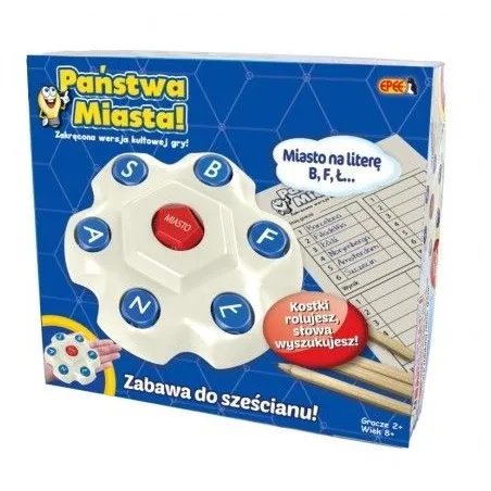 Gra Państwa miasta - wersja kostkowa