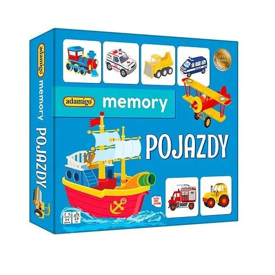 Gra Memory pojazdy