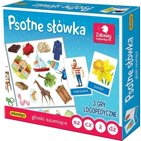 Gra Psotne słówka - Głoski szumiące