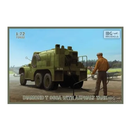 Diamond T 968A With Asphalt Tank No. 72022 skala 1:72 IBG