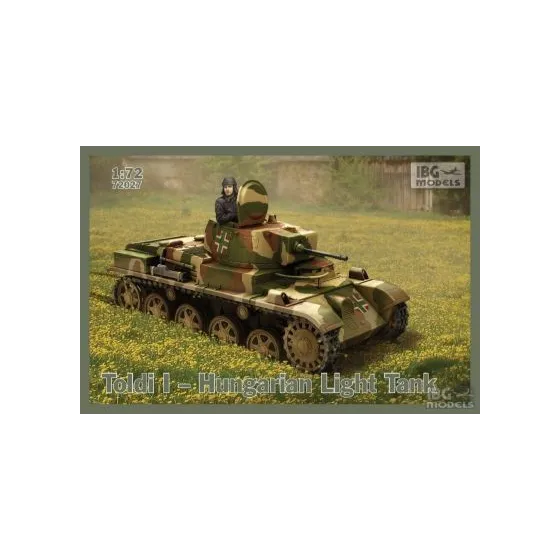 Toldi I Hungarian Light Tank No. 72027 skala 1:72 IBG