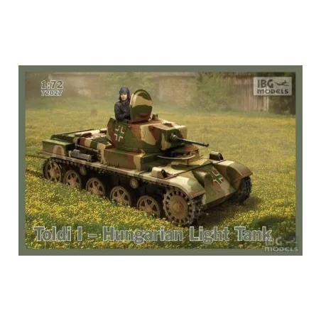 Toldi I Hungarian Light Tank No. 72027 skala 1:72 IBG