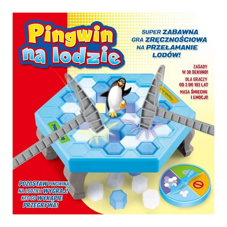 Gra Pingwin na Lodzie