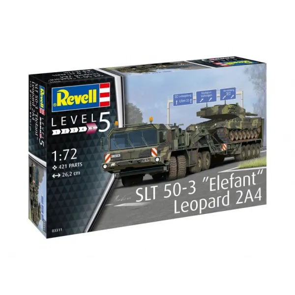 Model plastikowy SLT 50-3 Elefant + Leopard 2A4