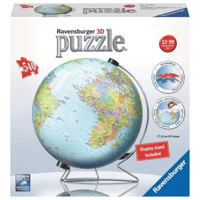 Puzzle 540 elementów 3D Kula Dziecinny globus