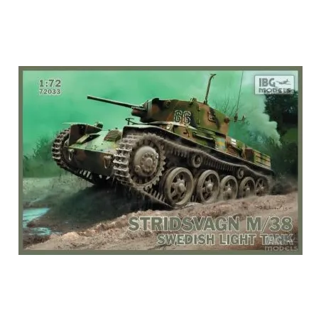 Stridsvagn m/38 No. 72033 skala 1:72 IBG