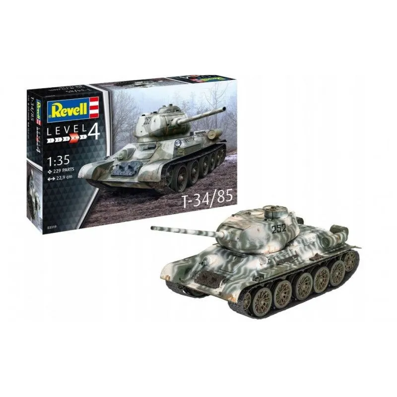 Model plastikowy Pojazd T34-85