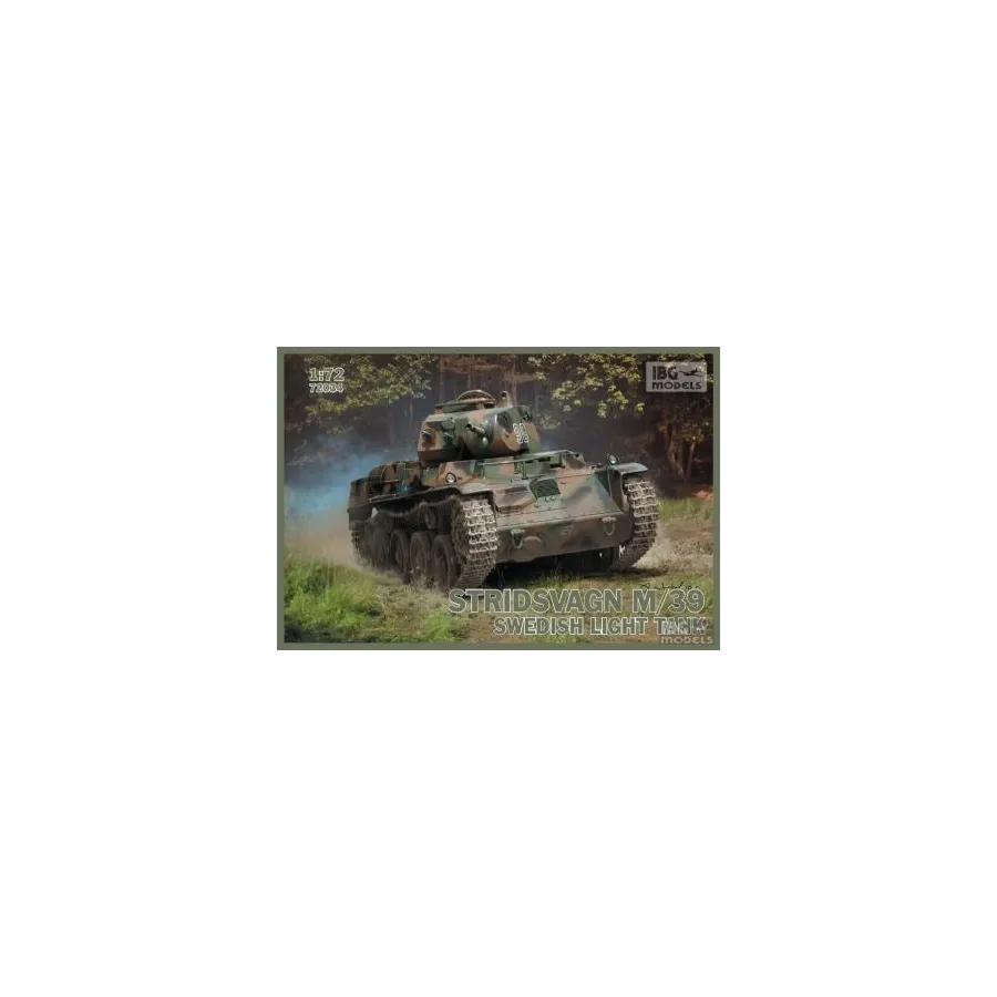 Stridsvagn m/39  No. 72034 skala 1:72 IBG