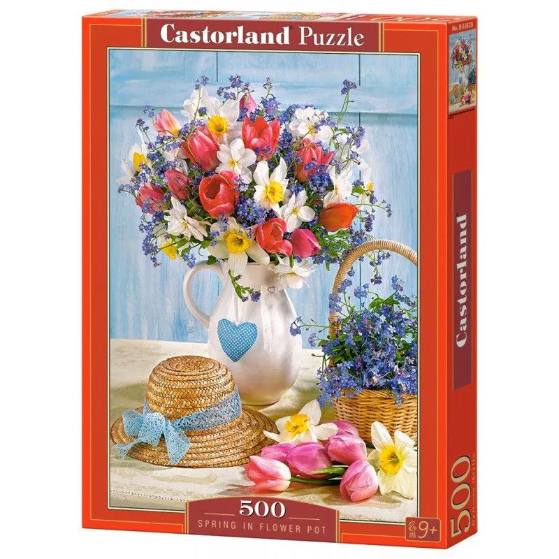 Puzzle 500 elementów Wiosna w wazonie