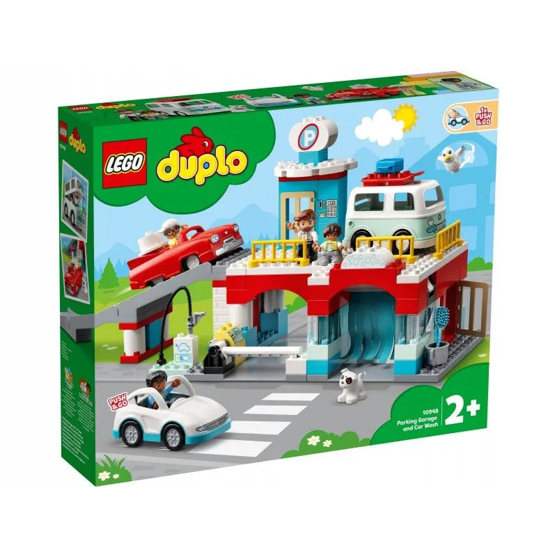 Klocki DUPLO 10948 Parking piętrowy i myjnia samochodowa
