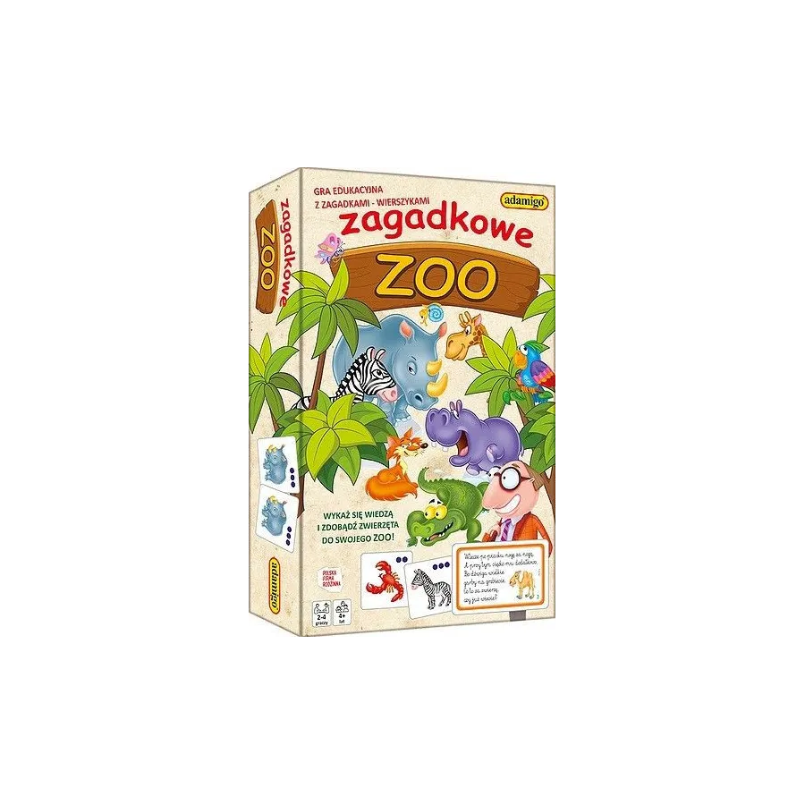 Gra Zagadkowe zoo mini