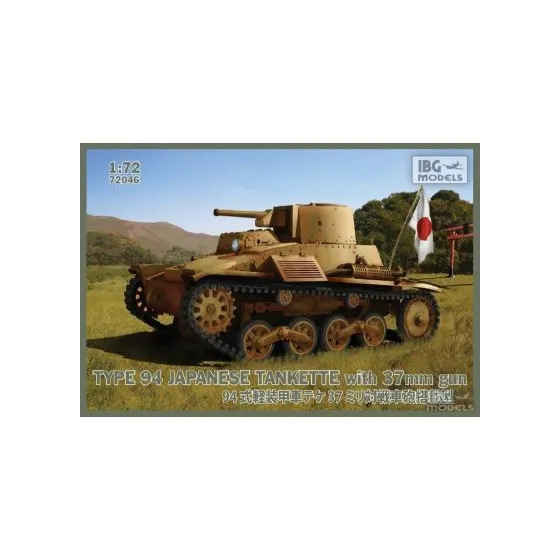 Type 94 Japanese tankette with 37mm gun No. 72046 skala 1:72 IBG
