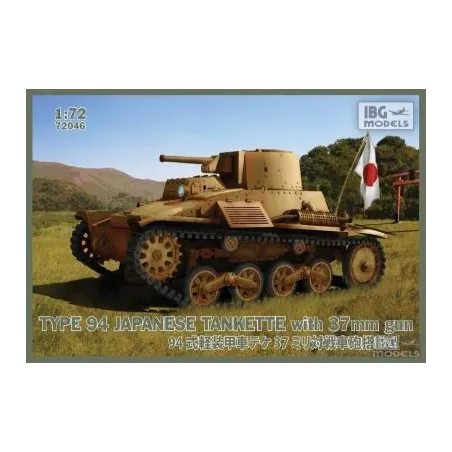 Type 94 Japanese tankette with 37mm gun No. 72046 skala 1:72 IBG